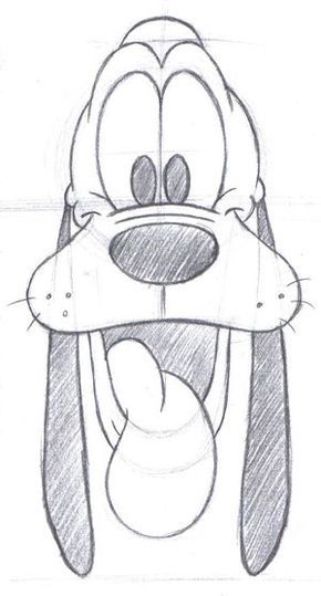 Dibujos a lapiz de Disney pluto - Dibujando un Poco