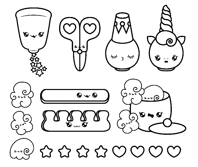 107 Dibujos Kawaii Para Colorear Dibujando Un Poco