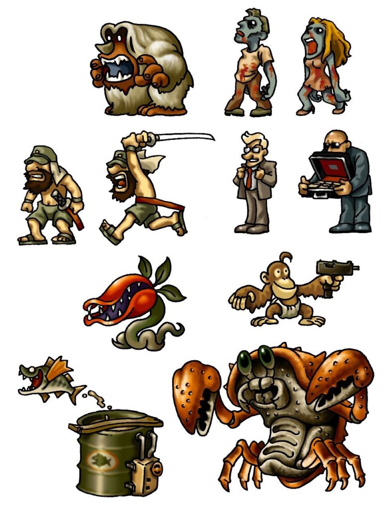 dibujos de videojuegos de metal slug - Dibujando un Poco