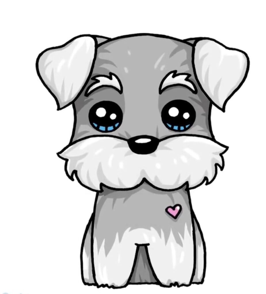 dibujos kawaii perro - Dibujando un Poco
